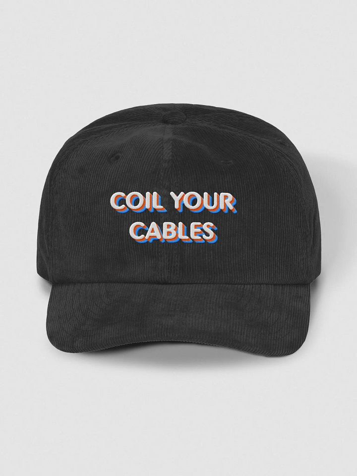 Coil Your Cables Corduroy Hat product image (1)