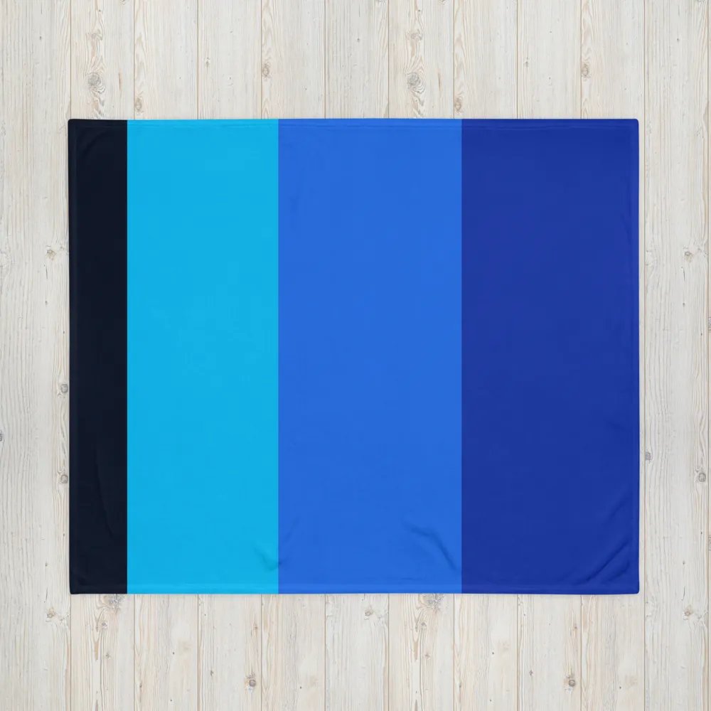 Blue Block Blanket - version 2 product image (4)
