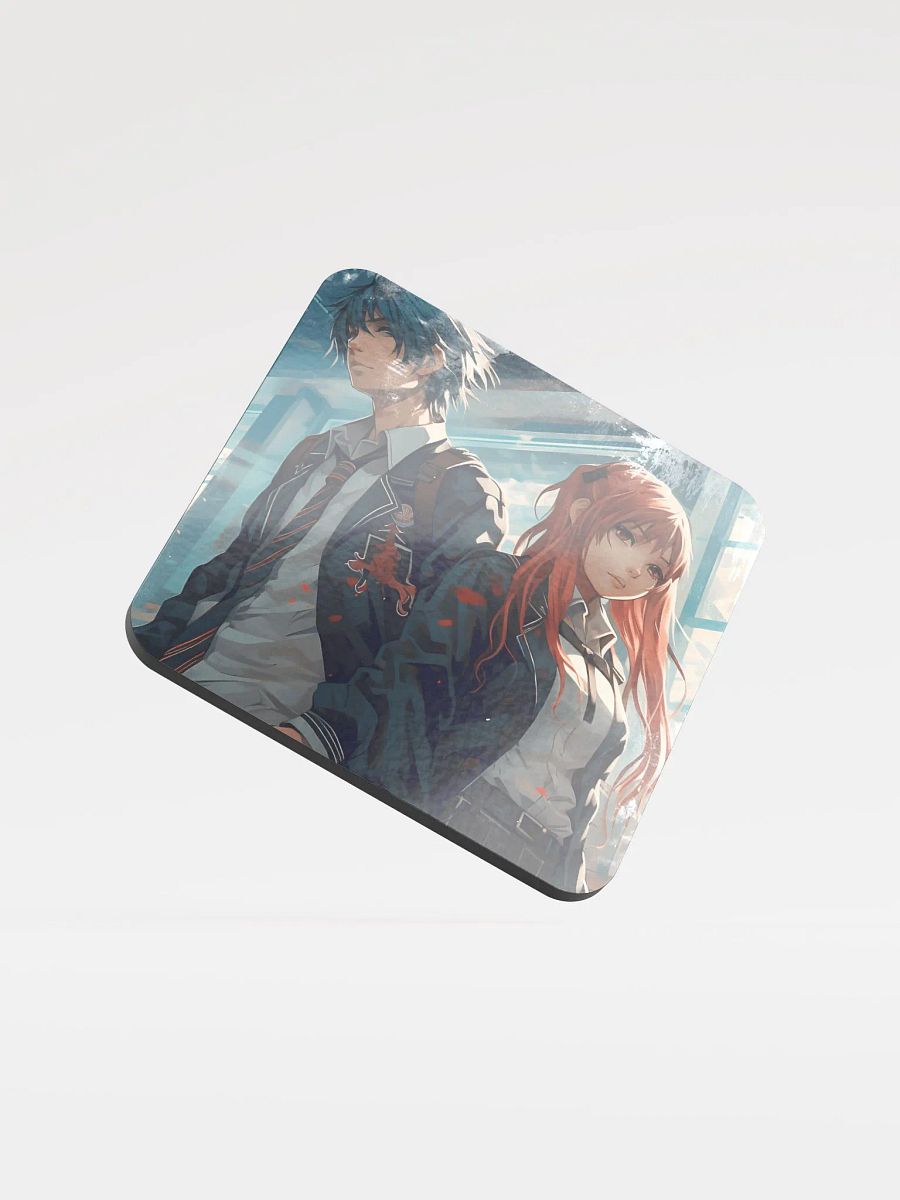 Last Goodbye Glossed Cork Coaster product image (1)