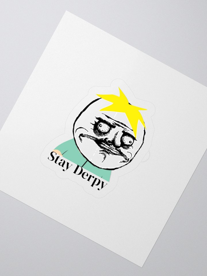 "Stay Derpy" Sticker product image (4)