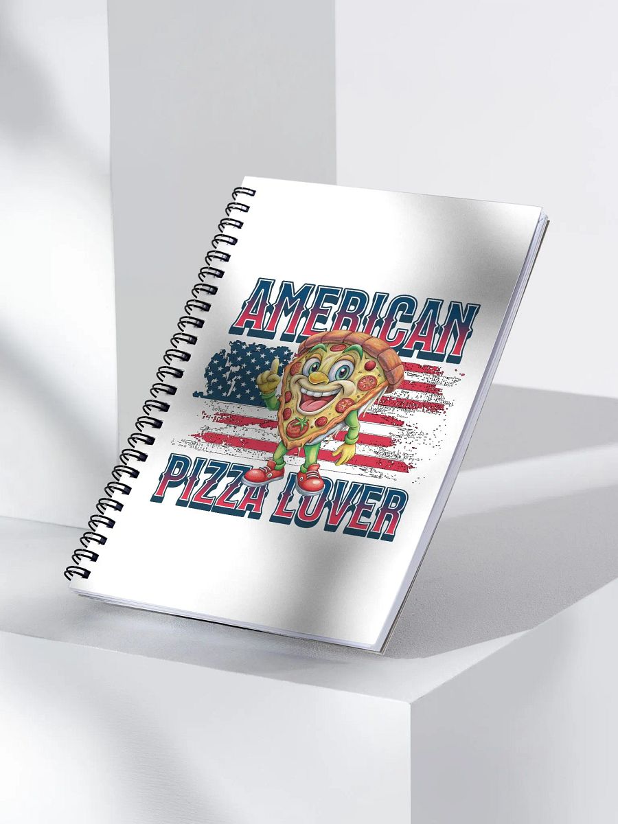 American Pizza Lover Spiral Notebook product image (2)