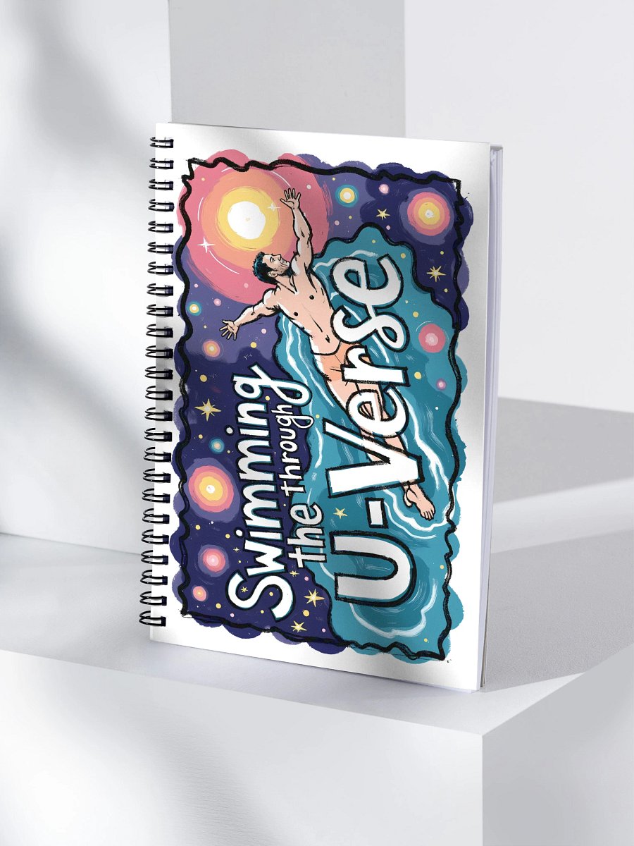 Stellar Journey: Swimming the U-Verse Spiral Notebook product image (4)