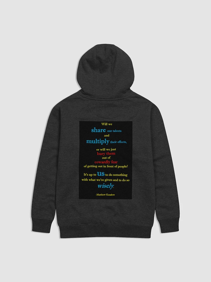 [With Quote 4 on the Back] Embroidered Cotton Heritage Unisex Premium Hoodie product image (9)