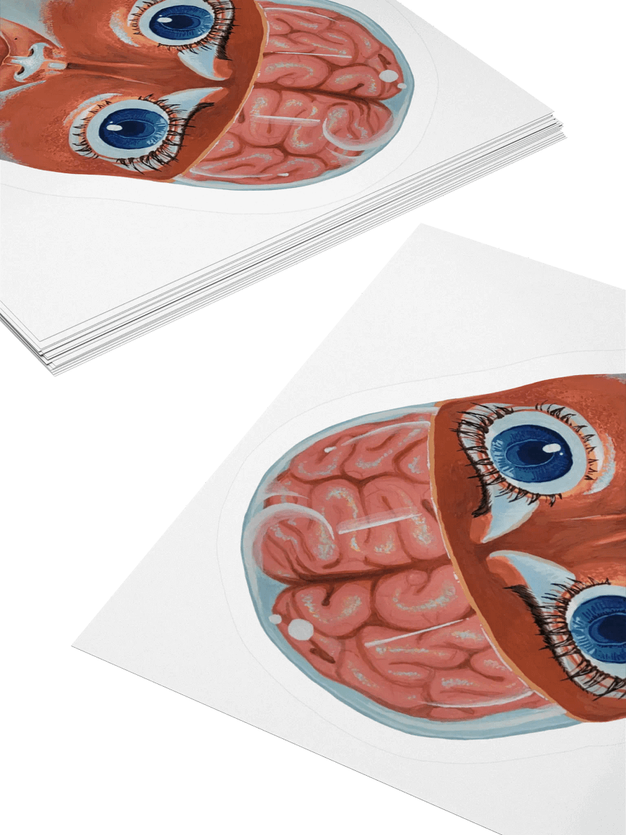 Brain Girl sticker product image (4)