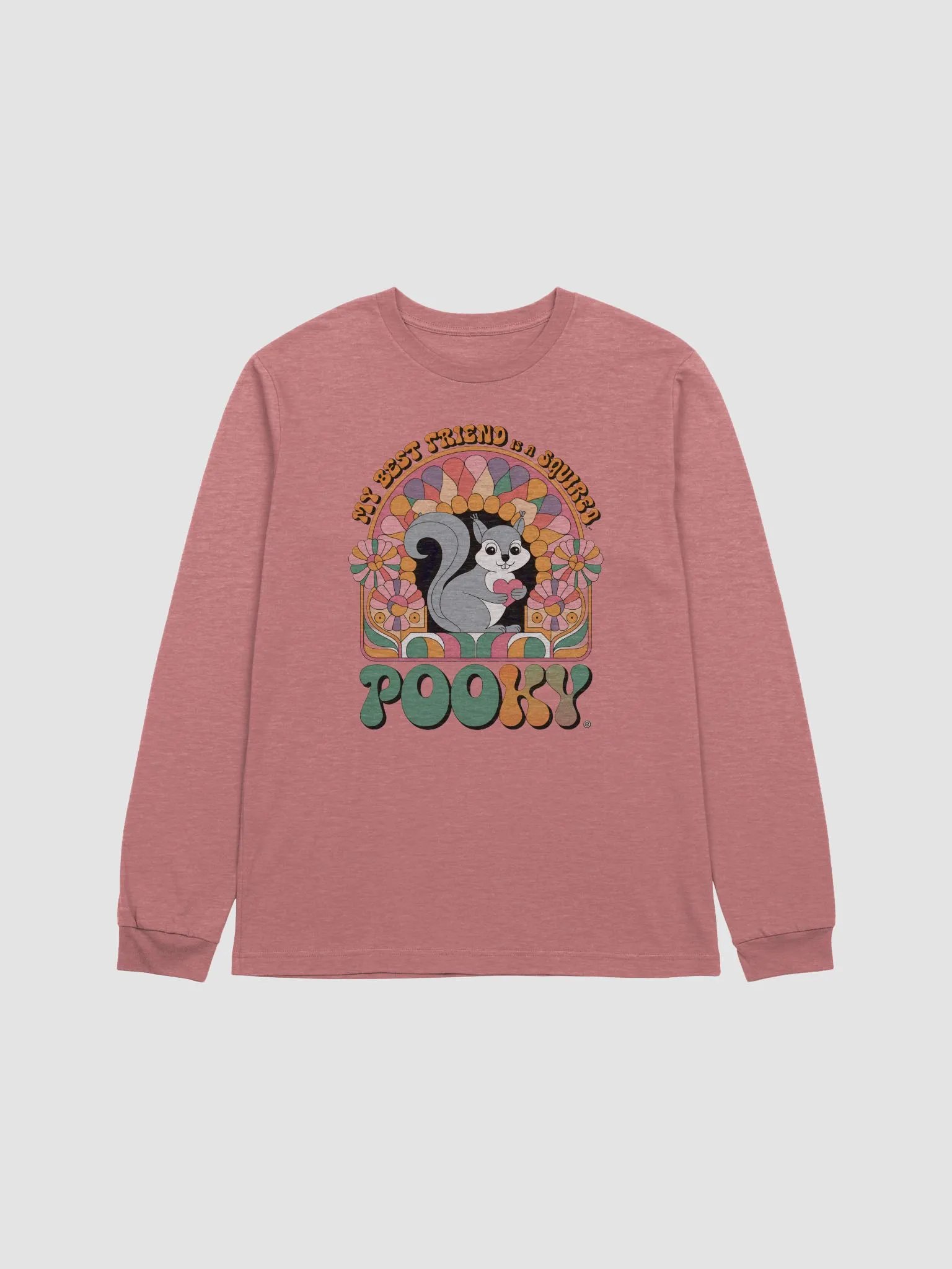 Pooky's Playful Squirrel Love Long Sleeve Tee product image (1)