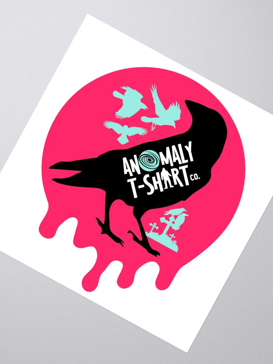 Blood Moon Raven Kiss Cut Stickers product image (3)