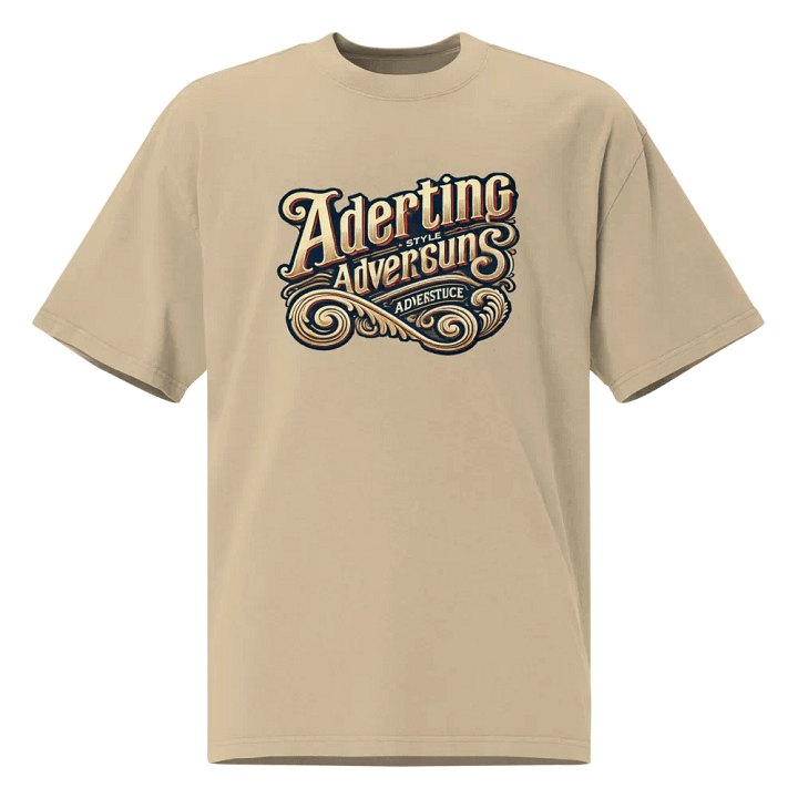 Adtering Ornate Typography Tee product image (1)