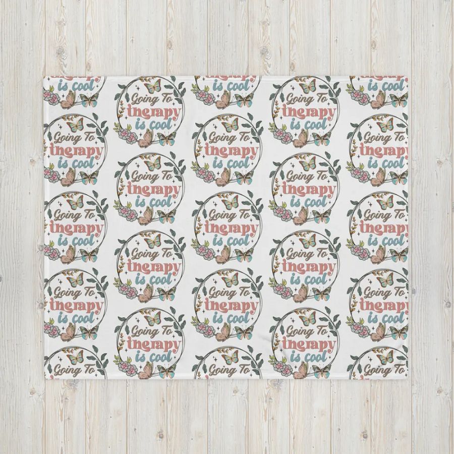 Going To Therapy Is Cool Blanket product image (4)