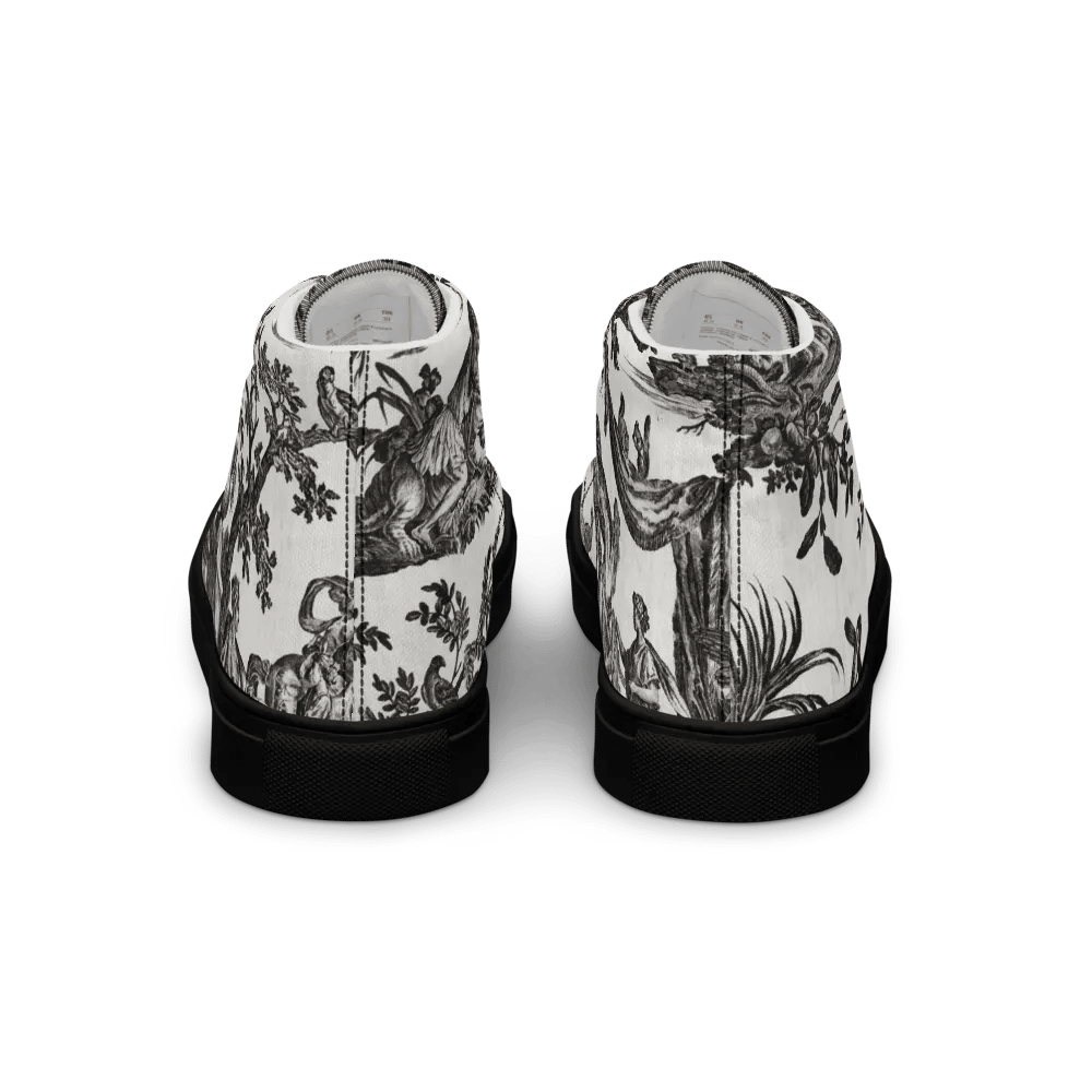 Jean–Baptiste Marie Hüet. Men's Rural Toile High Tops product image (4)