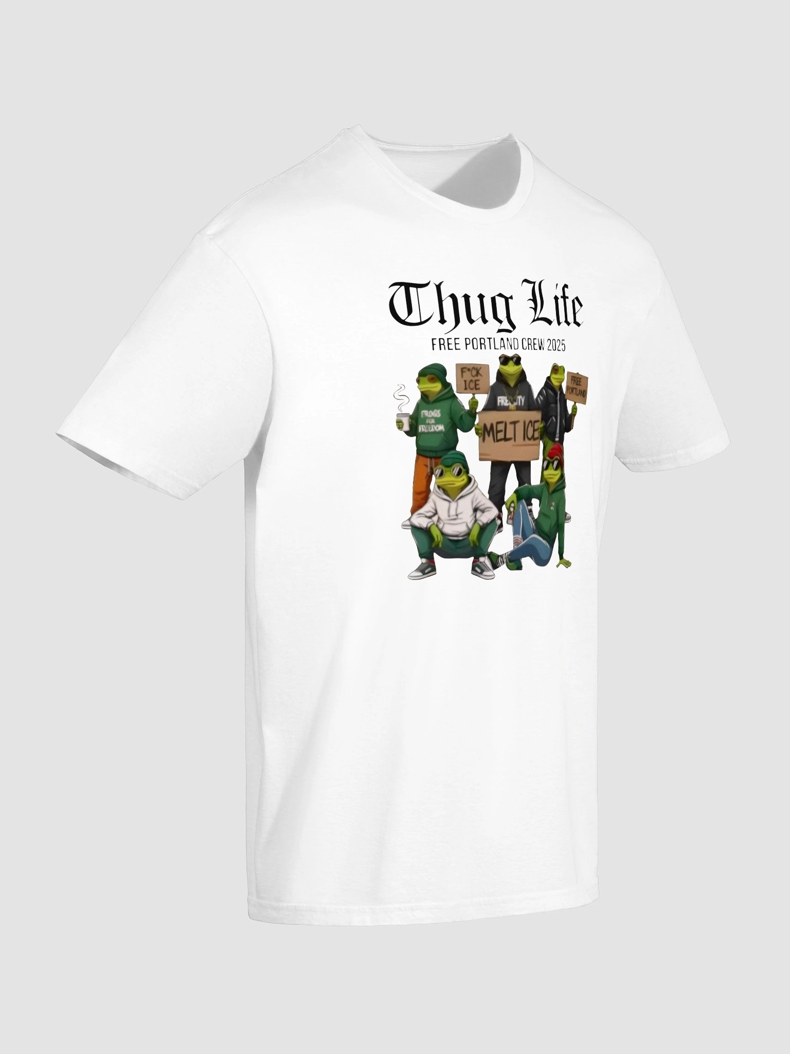 Portland Frog Thug Life Shirt product image (2)