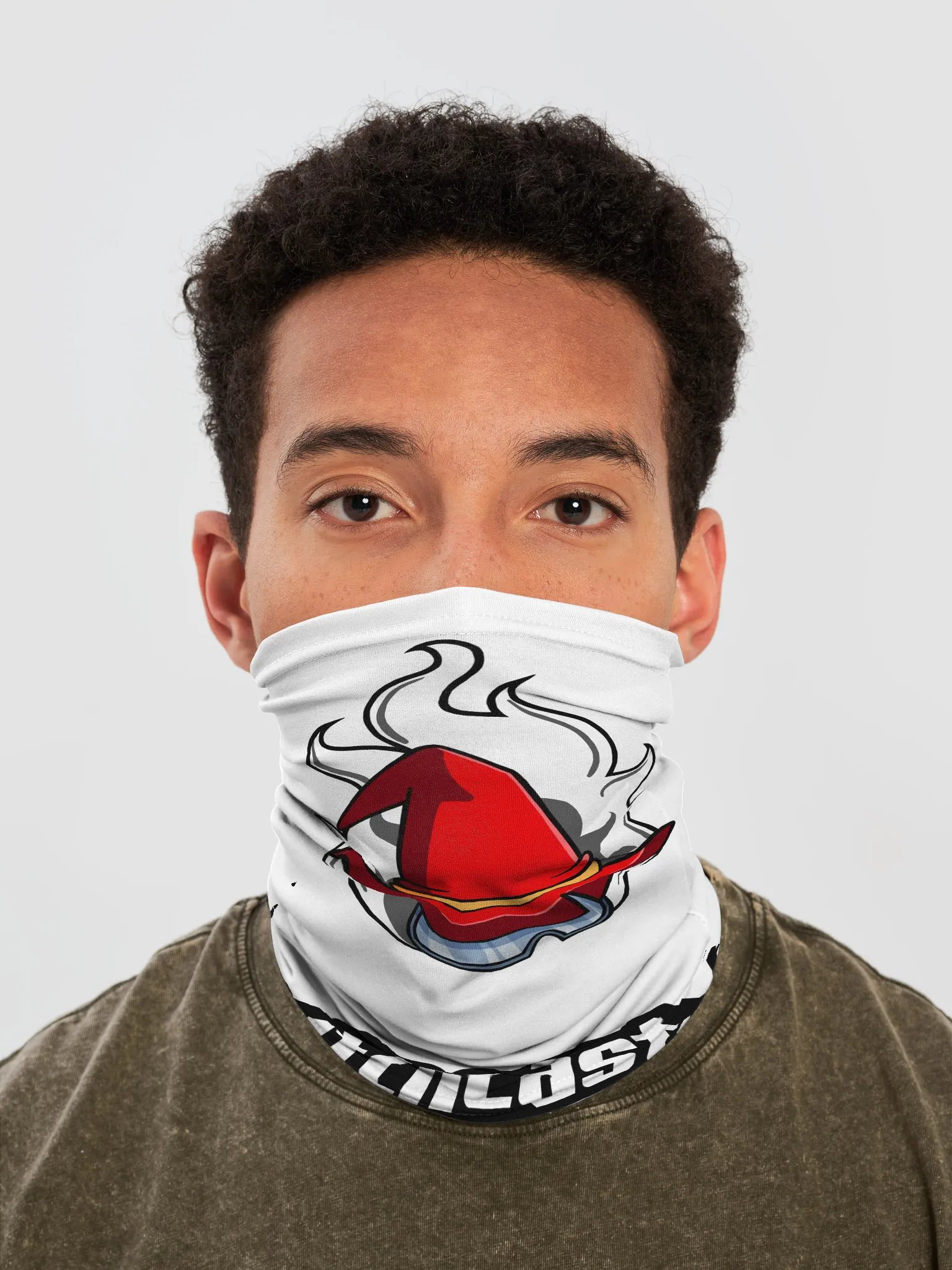 ClutchCasters Flame Logo Facemask product image (1)