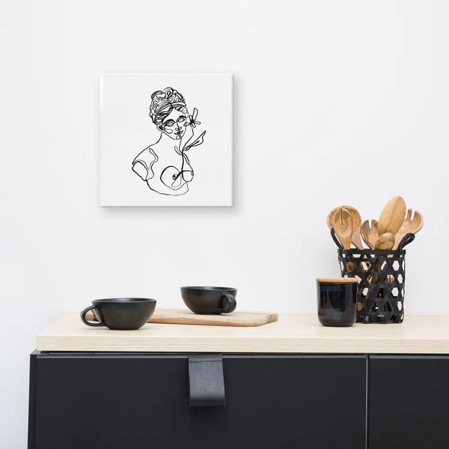 Aphrodite Line Art Canvas product image (8)