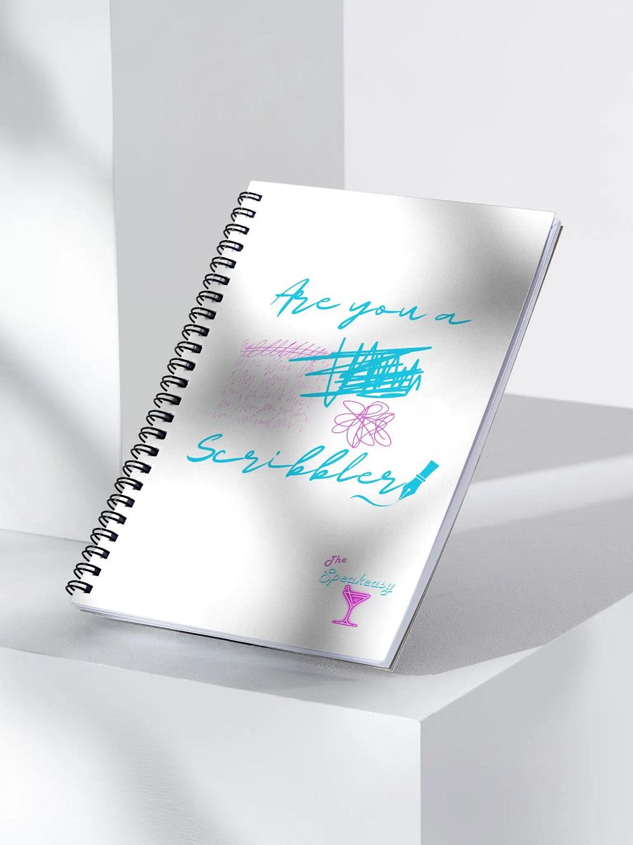 Are You a Scribbler Spiral Notebook product image (3)