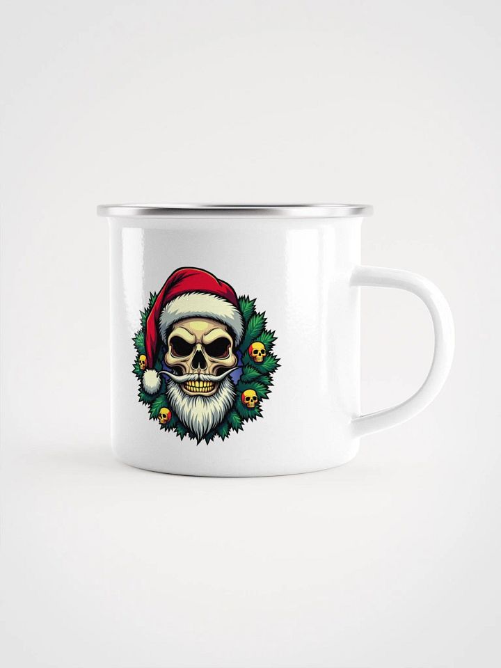 Santa Skull Enamel Mug product image (1)