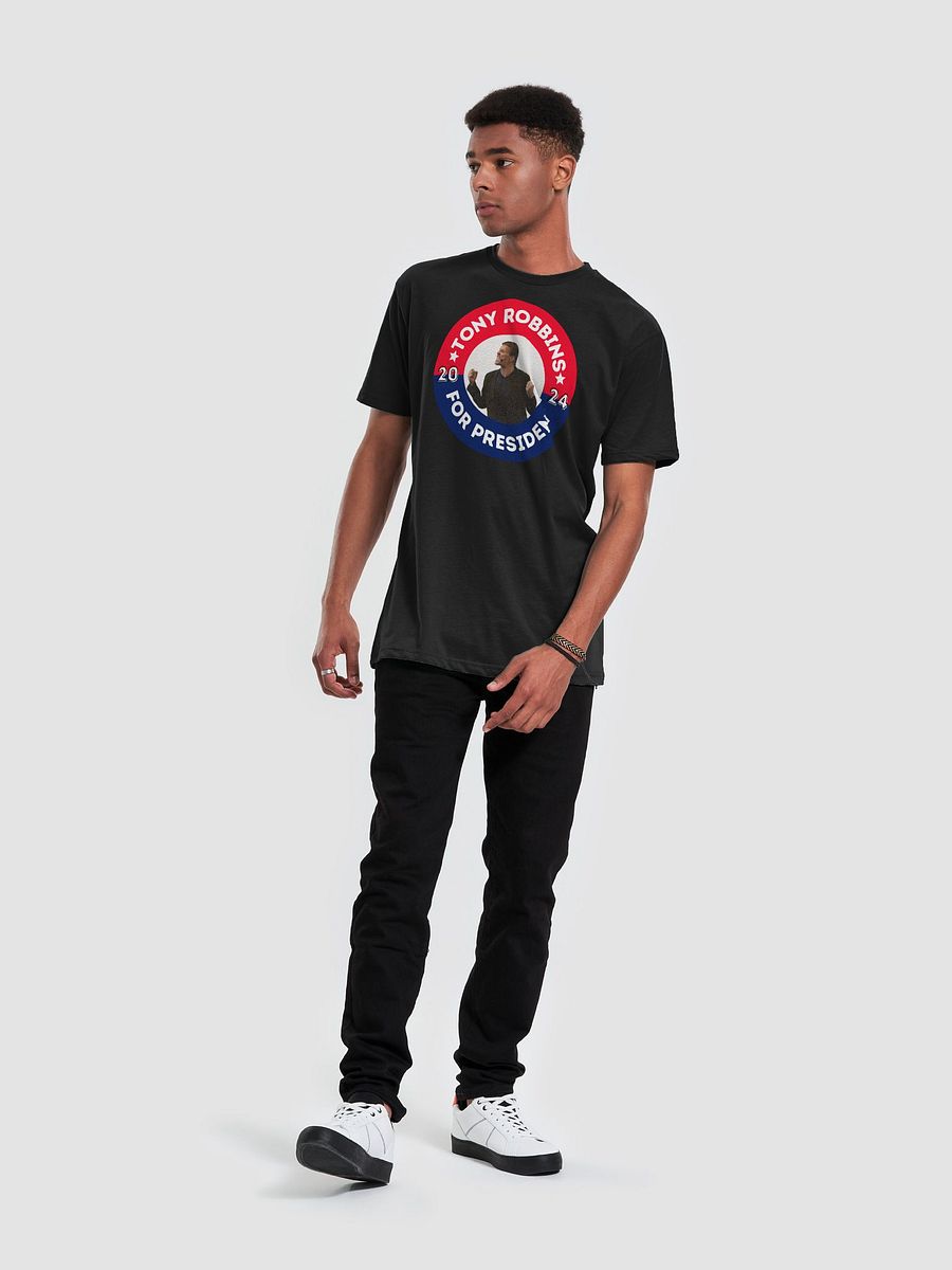 Tony Robbins for President 2024 Campaign Button Next Level Supersoft T-Shirt product image (5)
