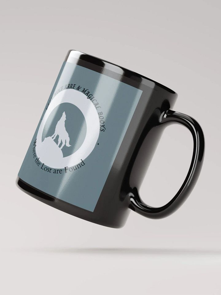 Grey Wolf R & M Books Black Mug product image (2)