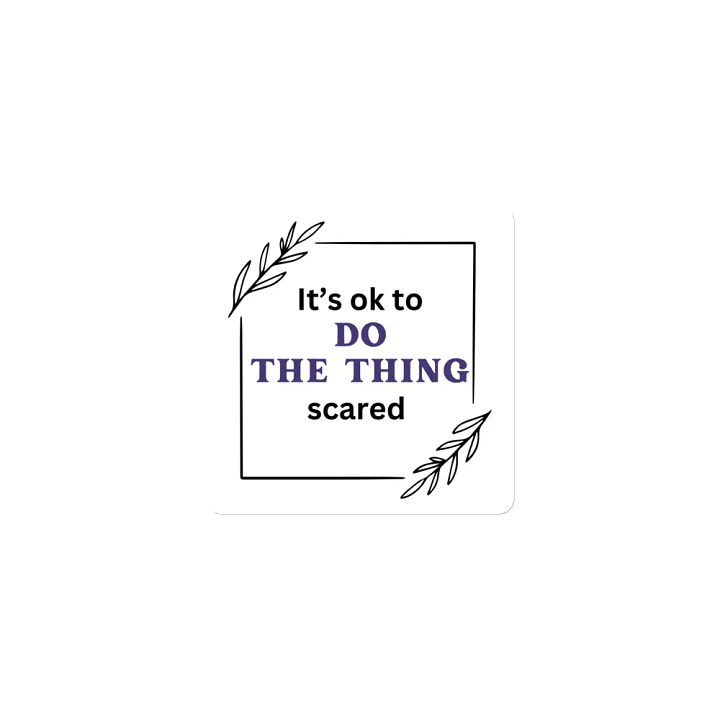 It's ok to do the thing Scared - Magnet product image (1)