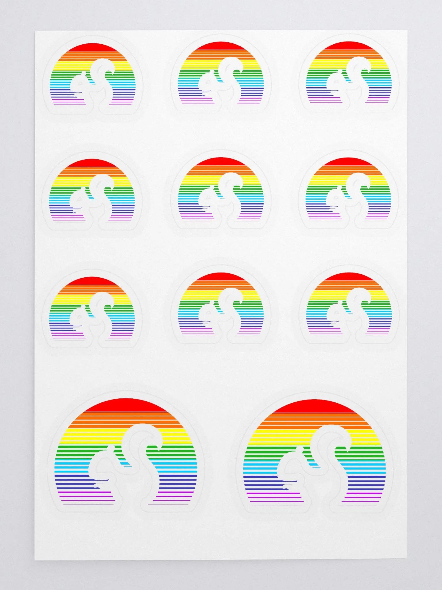 Squirrel Pride Stickers product image (1)