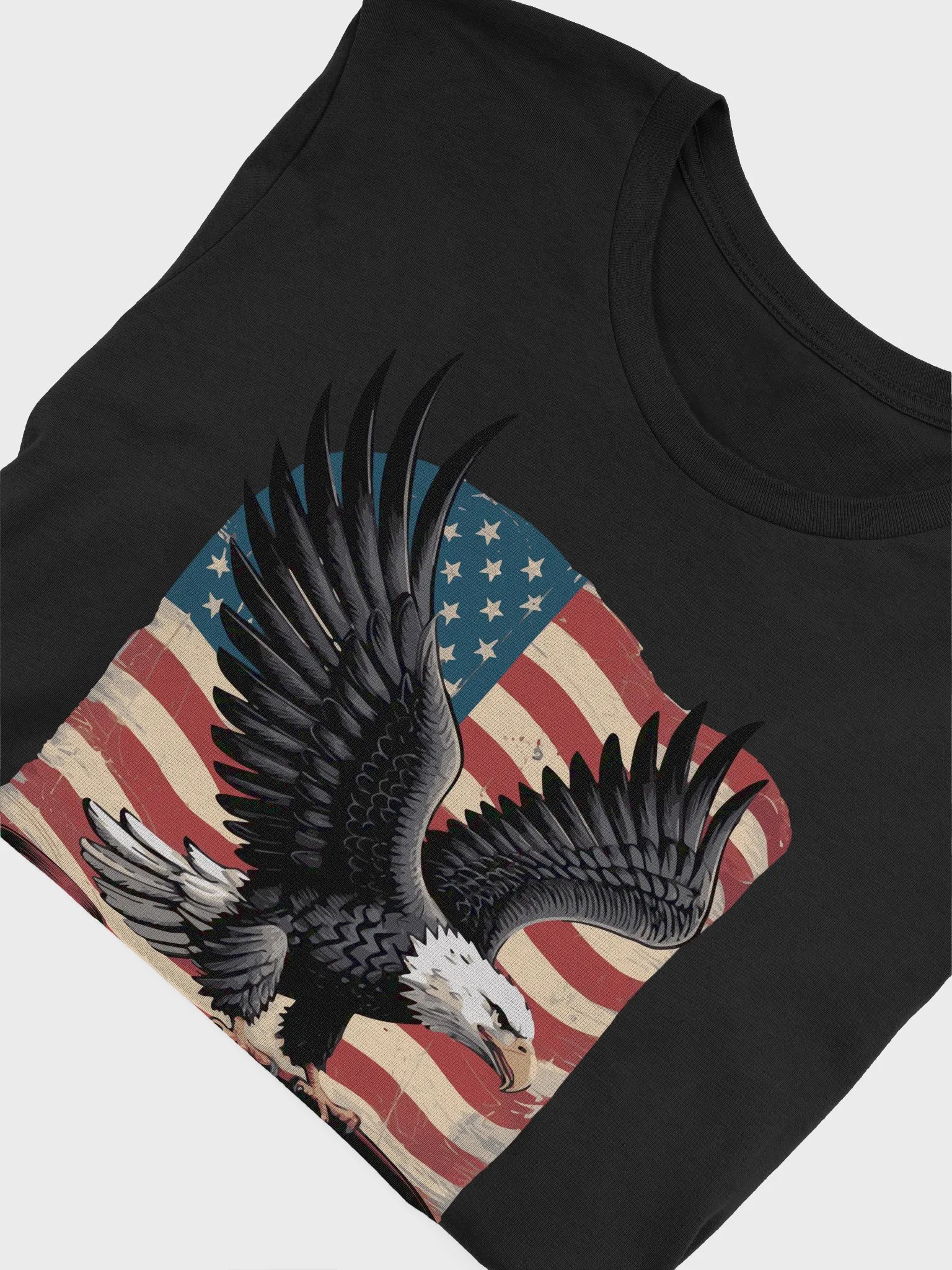 Bold American Eagle with Flag Background – Patriotic USA Artwork product image (6)