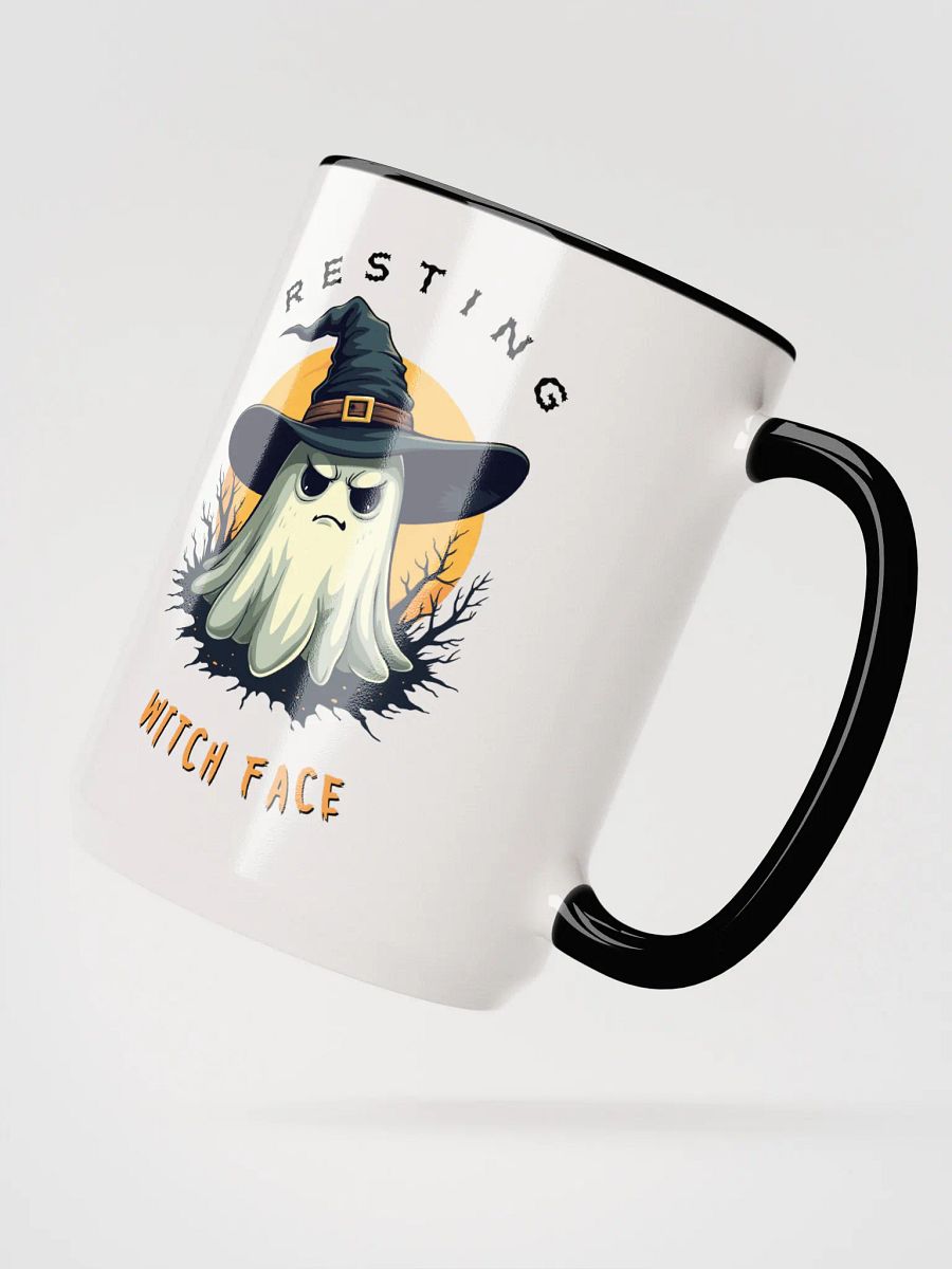 Resting Witch Face Color Inside Mug (15oz.) product image (3)