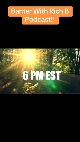 Saturday night let’s go!!! Looking forward to this one!! Join us 6pm eastern time on the Banter With Richie B podcast! #fyp #...