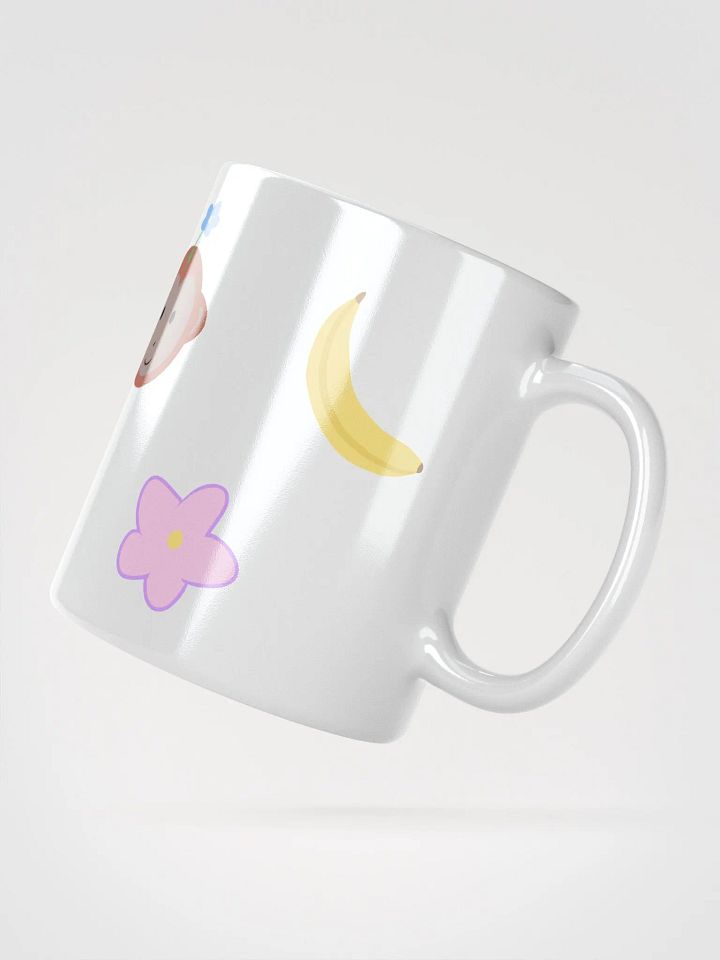 Silly white mug for beverages and such product image (2)