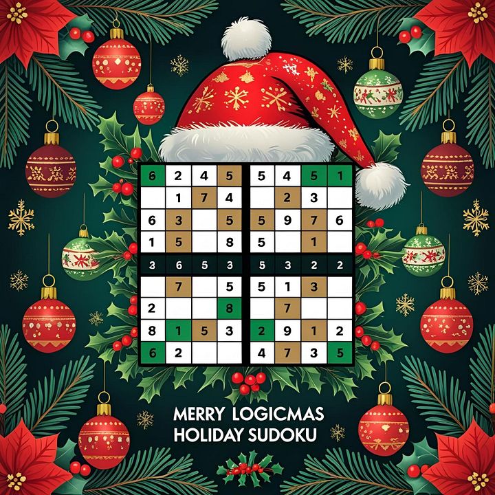 Merry Logicmas: Holiday Sudoku for Thinkers product image (1)