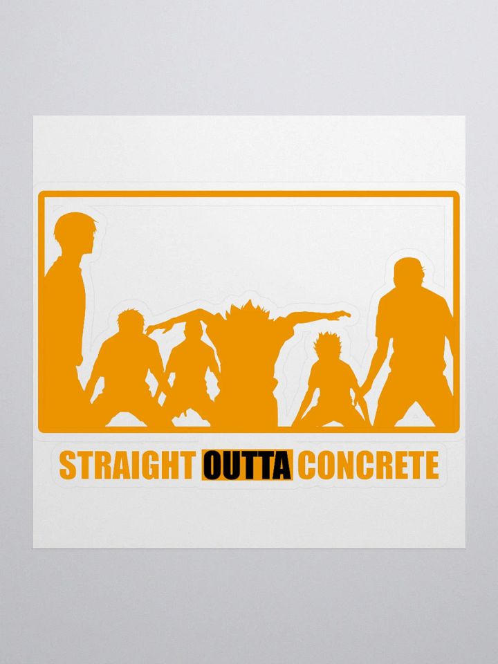 Karasuno 'SOC' Orange Sticker product image (1)