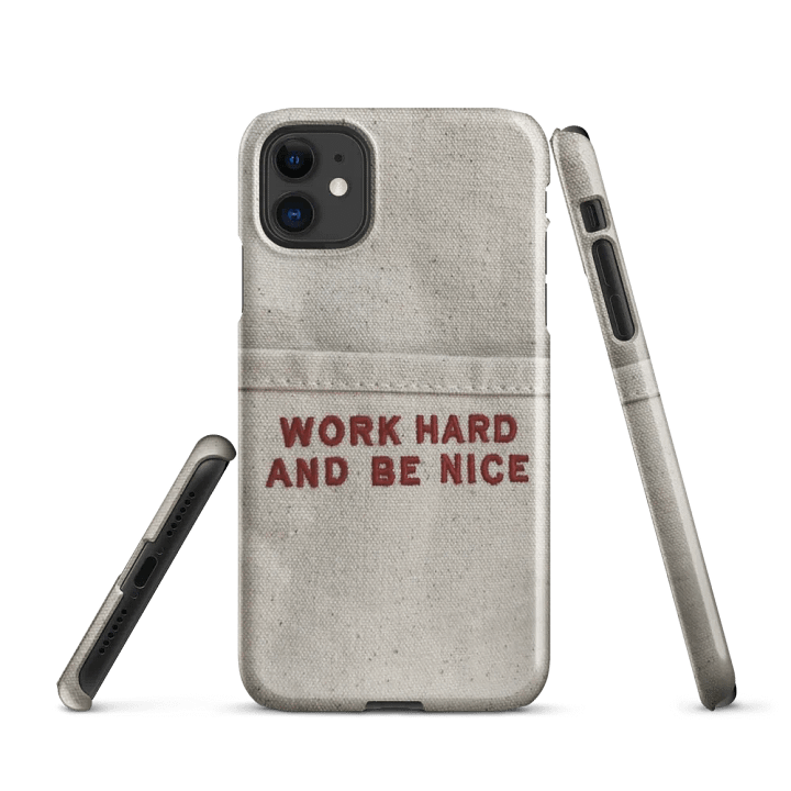 WORK HARD Snap Case for iPhone® product image (1)