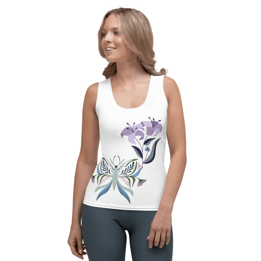 Butterfly Blossom Tank Top product image (1)
