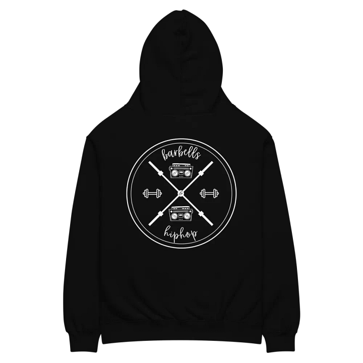 Barbells & Hip hop X Emblem Unisex Hoodie product image (2)