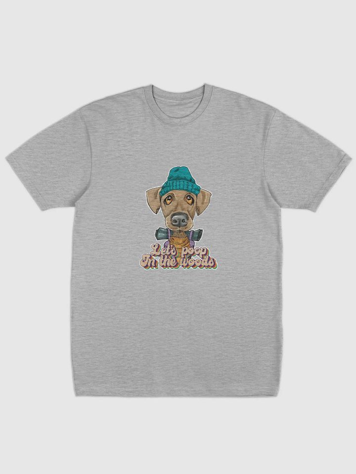 Camping Dog - Let's poop in the Woods Tank - All colors Men's Shirt - Large print product image (31)