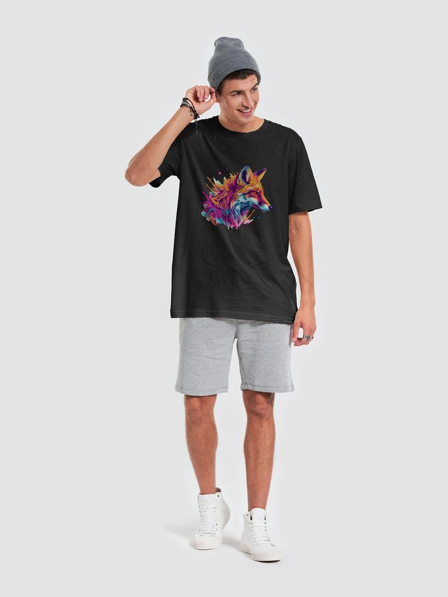 Vibrant Fox Graffiti Illustration Unisex T-Shirt product image (57)