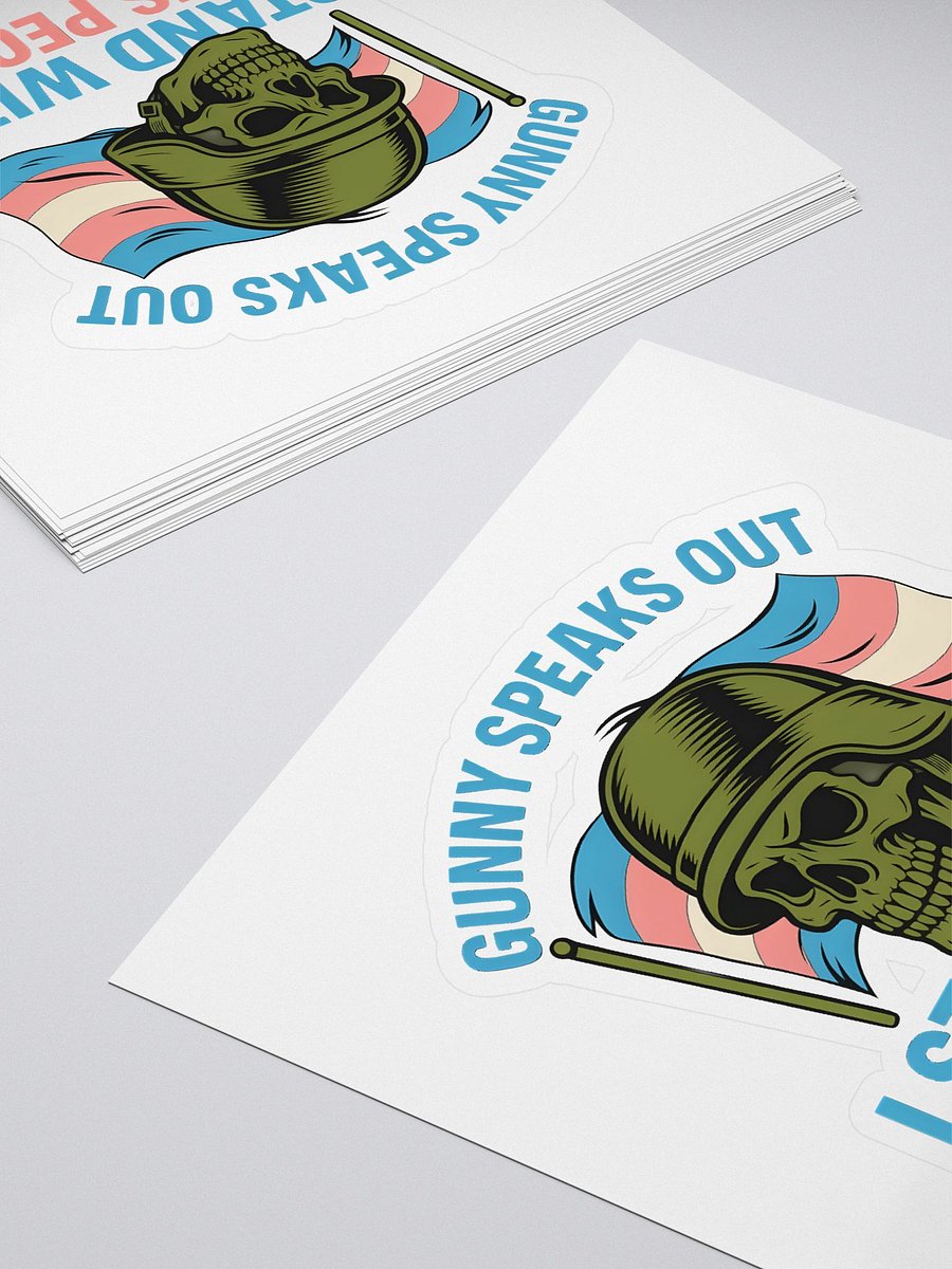 Trans Pride Skull Sticker product image (4)