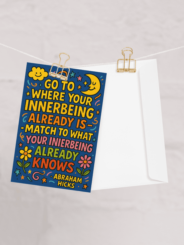 Where Your Inner Being Is - Card product image (2)