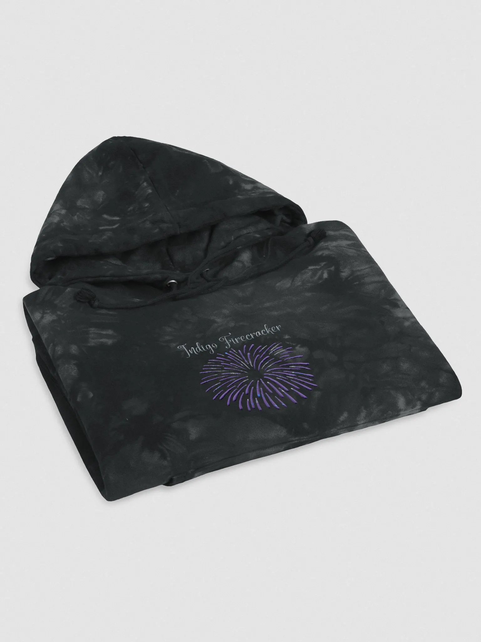 Indigo Firecracker Tie-dyed Hoodie product image (9)