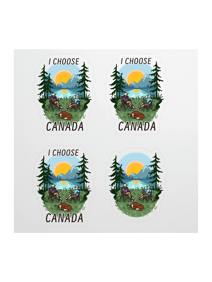 I CHOOSE CANADA landscape stickers by Claus Kellerman POV product image (1)