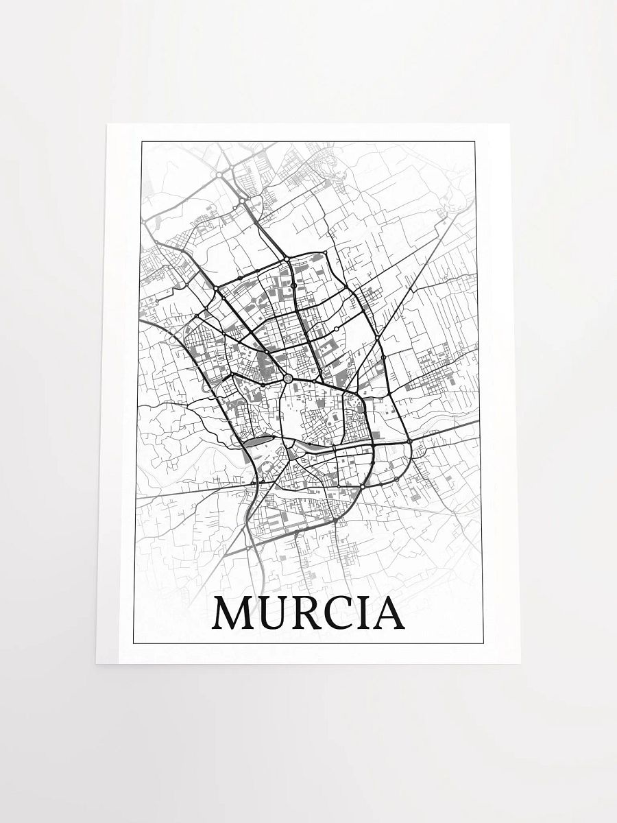 Murcia, Spain, city map print product image (16)