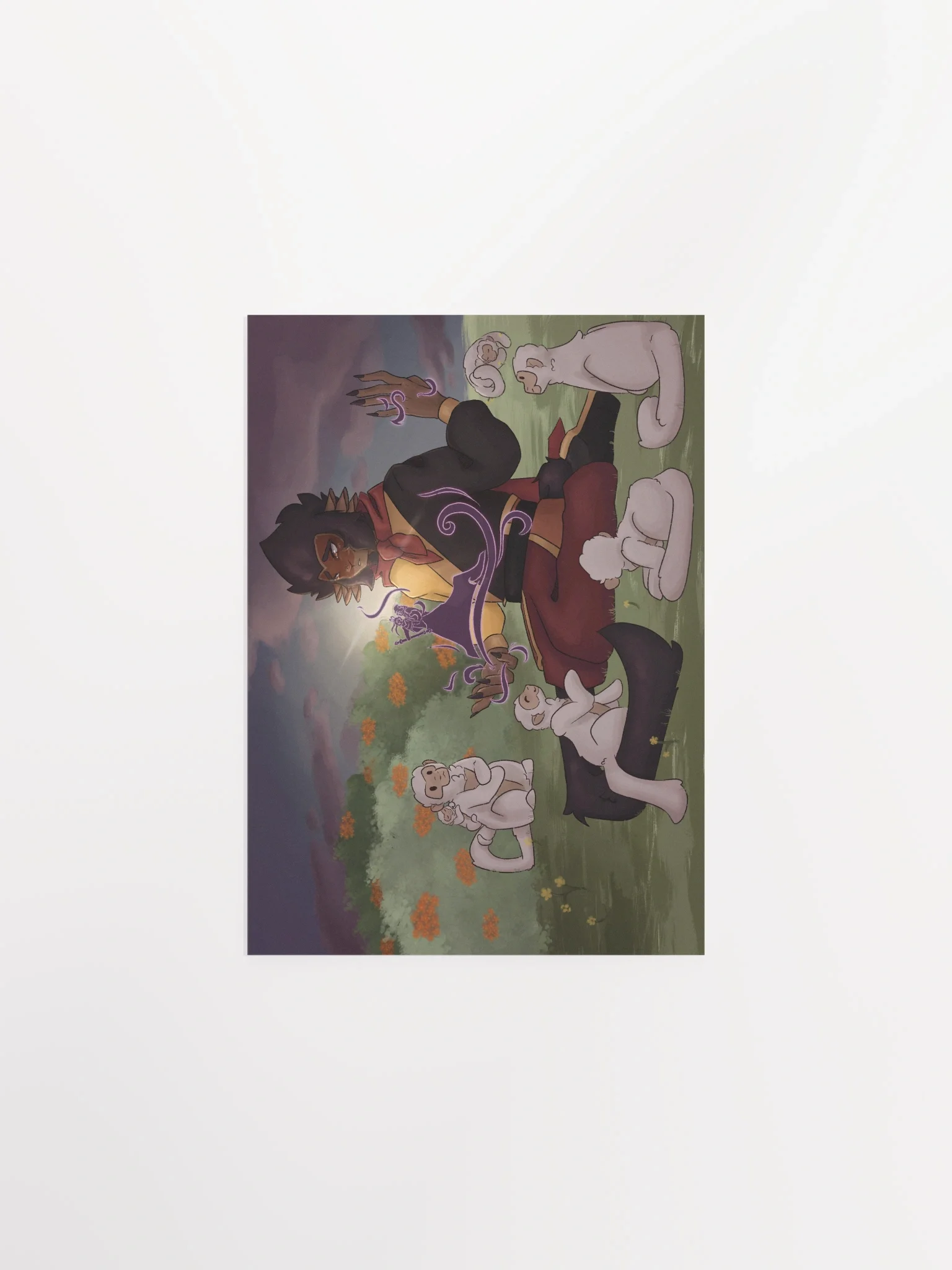 Macaque with Monkeys print product image (1)