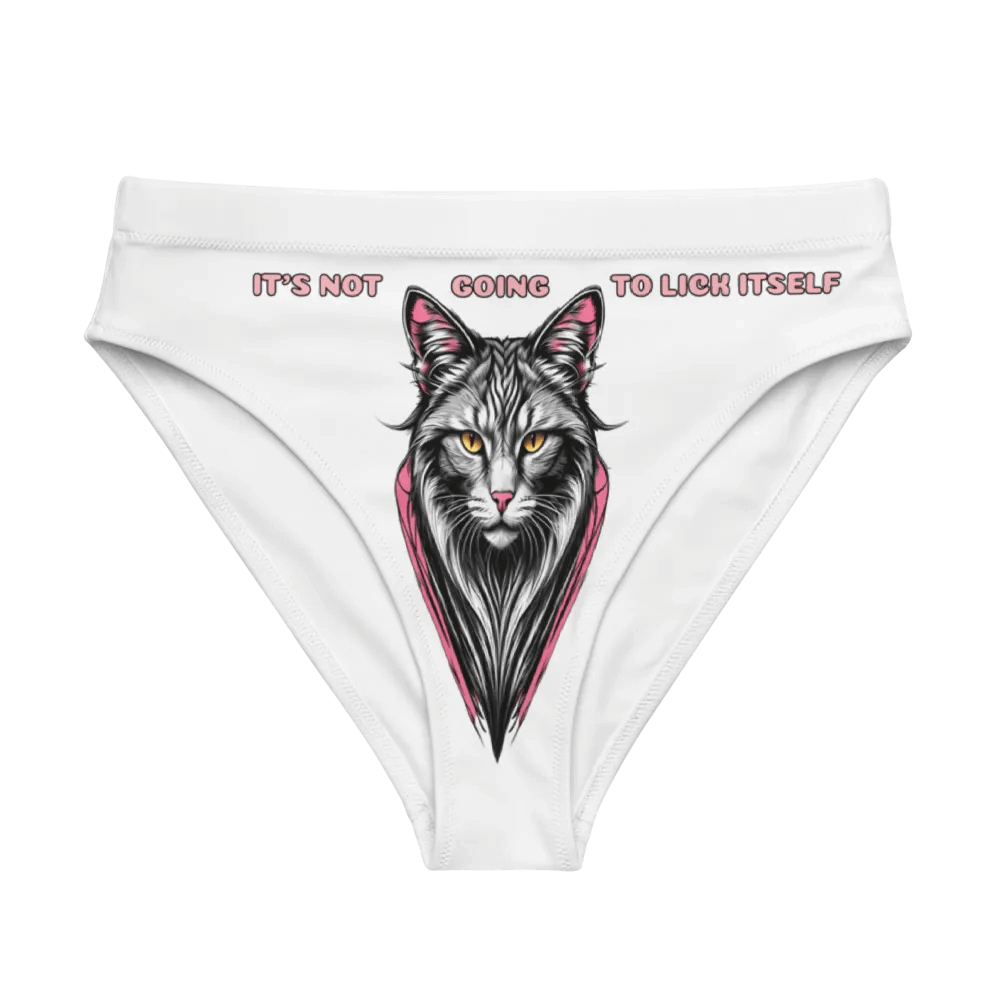 Lick Itself Cat Graphic Underwear product image (1)