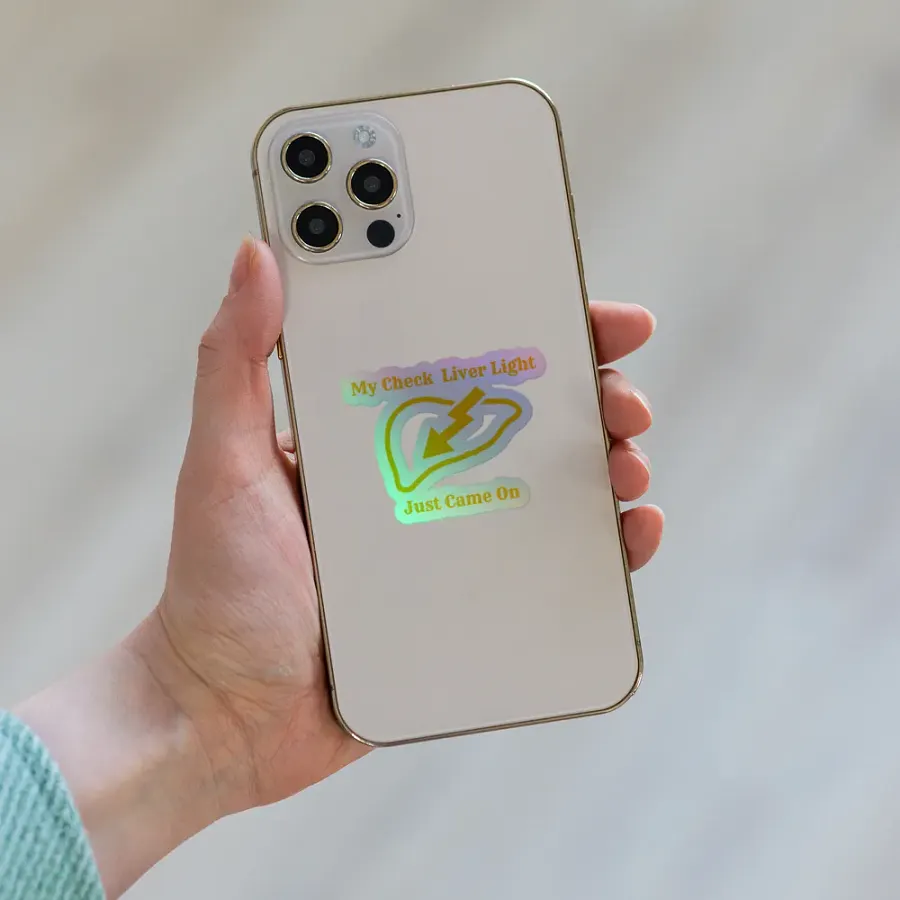 My Check Liver Light Holographic Sticker Set product image (8)