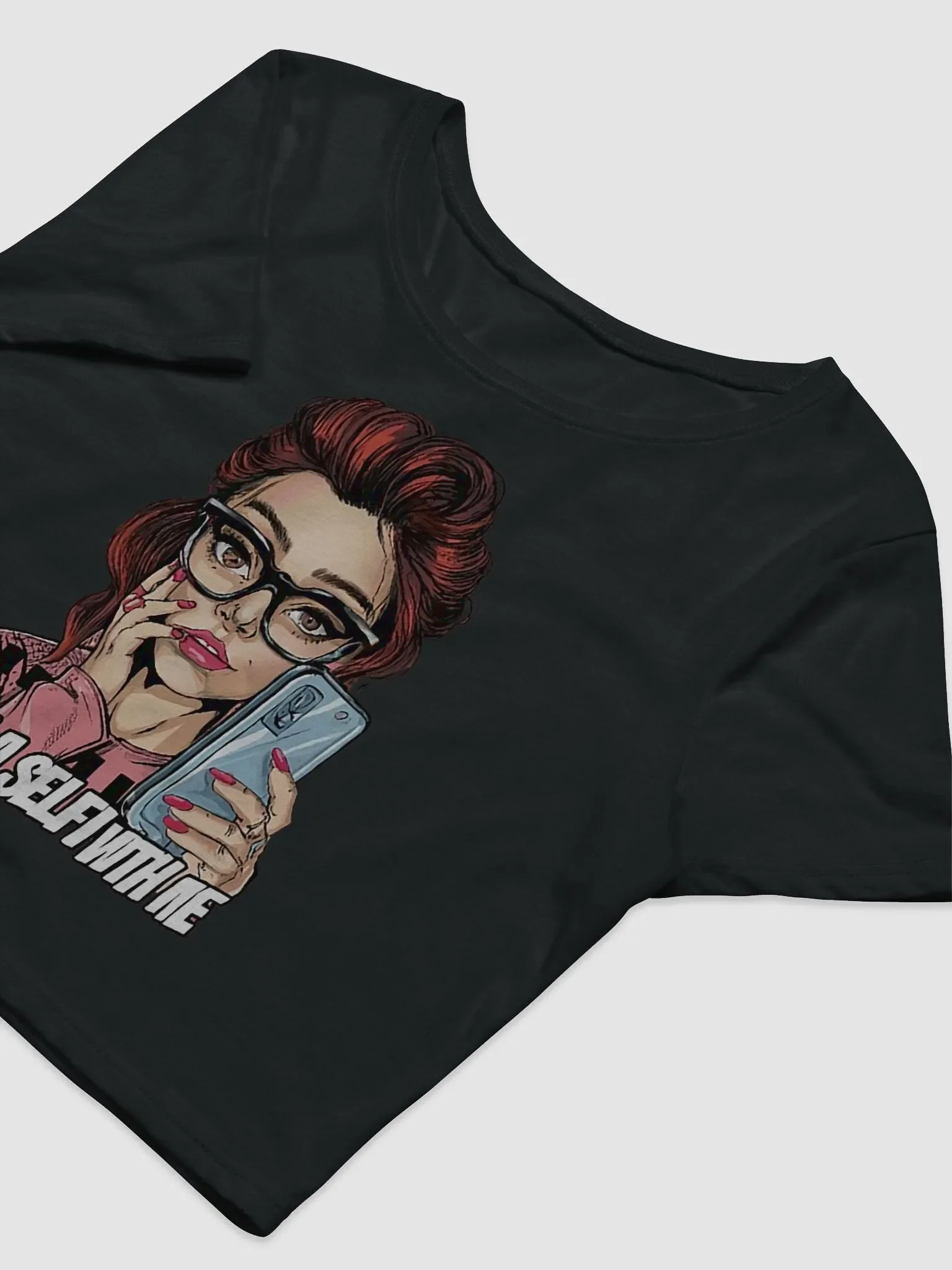 Glam Selfie Queen Crop Tee product image (13)