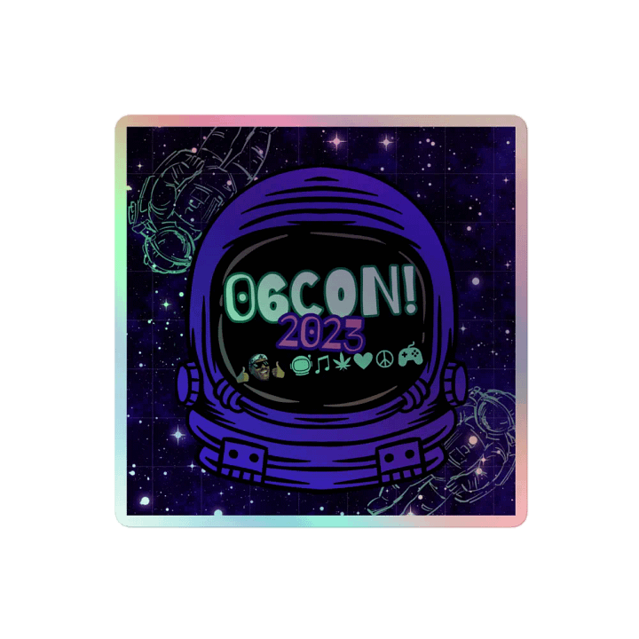 06CON EXCLUSIVE HOLO STICKER product image (2)