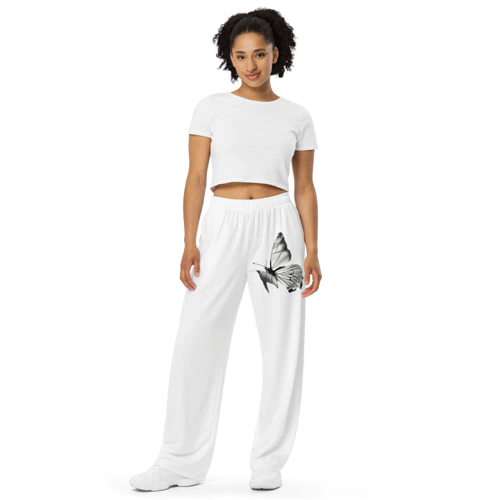 Zaippa's All-Over Print Unisex Wide-Leg Pants product image (2)