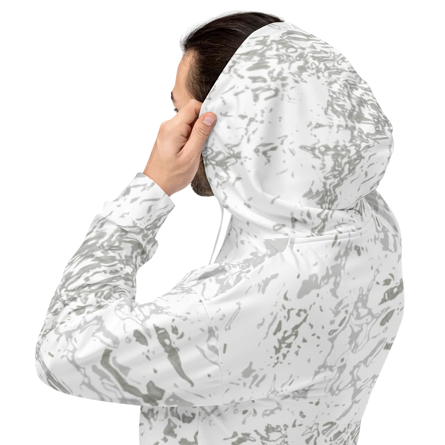 Abstract Pale Marble Effect Unisex All Over Print Hoodie product image (7)