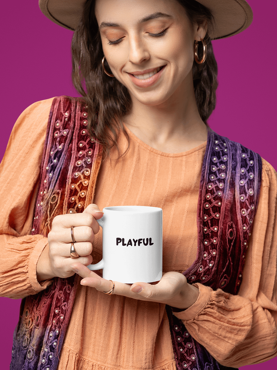 "Playful" My Vibe Ceramic Mug product image (1)