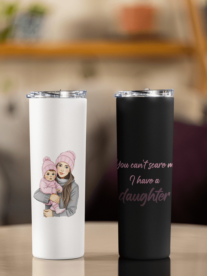 Stay Refreshed, Mama - Tumbler for Girl Moms - Blue eyes, Blonde hair product image (1)