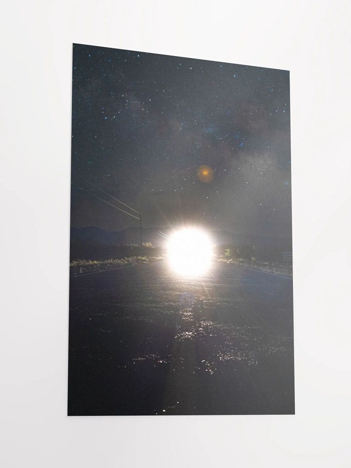 Car Light Star Light Paper Poster product image (2)