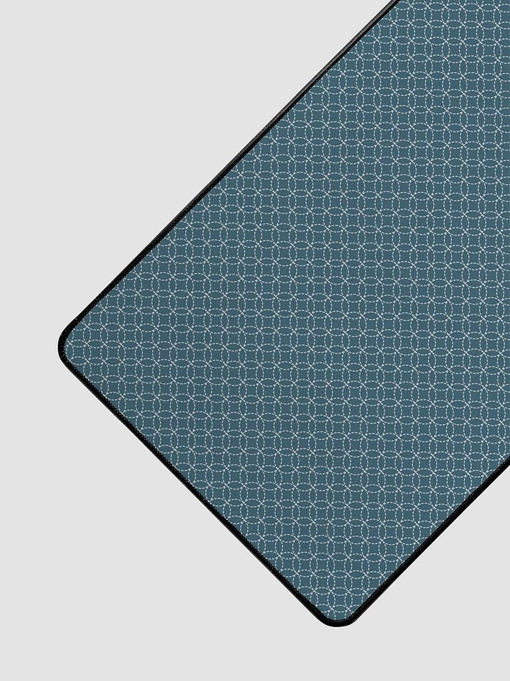 Desk Mat - Japanese Teal Shippo Pattern product image (2)
