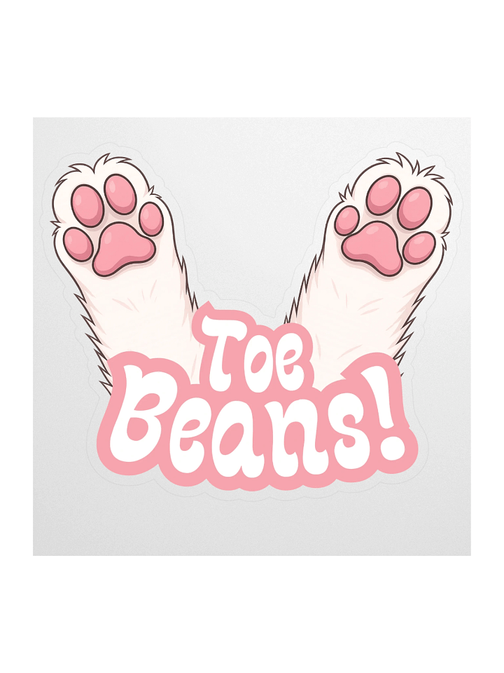 Large Toe Beans Sticker product image (1)